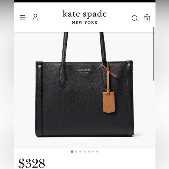 Market Pebbled Leather Medium Tote - Picture 2 of 8